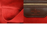 LOUIS VUITTON ルイヴィトン ダミエ ハムステッド MM ブラウン N51204 レディース ダミエキャンバス トートバッグ Aランク 中古 銀蔵