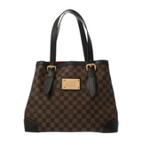 LOUIS VUITTON ルイヴィトン ダミエ ハムステッド MM ブラウン N51204 レディース ダミエキャンバス トートバッグ Aランク 中古 銀蔵