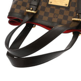LOUIS VUITTON ルイヴィトン ダミエ ハムステッド MM ブラウン N51204 レディース ダミエキャンバス トートバッグ Aランク 中古 銀蔵