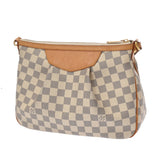 LOUIS VUITTON ルイヴィトン ダミエアズール シラクーサ PM ホワイト N41113 レディース ダミエアズールキャンバス ショルダーバッグ ABランク 中古 銀蔵