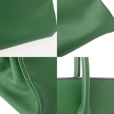 HERMES エルメス バーキン 35 グリーン □B刻印(1998年頃) ユニセックス クシュベル ハンドバッグ ABランク 中古 銀蔵