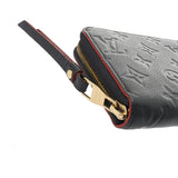 LOUIS VUITTON ルイヴィトン モノグラムアンプラント ジッピーウォレット マリーヌルージュ M62121 ユニセックス レザー 長財布 Bランク 中古 銀蔵