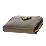 PRADA プラダ コインケース ブロンズ 1M0268 レディース レザー コインケース Bランク 中古 銀蔵
