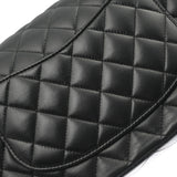 CHANEL シャネル マトラッセ Wフラップ チェーンショルダー 25cm ブラック A01112 レディース ラムスキン ショルダーバッグ Aランク 中古 銀蔵