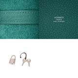 HERMES エルメス ピコタン ロック PM エクラ ヴェールヴェローヌ/ブルーノール D刻印(2019年頃) レディース トリヨンクレマンス ハンドバッグ Aランク 中古 銀蔵