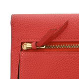 HERMES エルメス ドゴンロング ルージュピヴォワンヌ T刻印(2015年頃) ユニセックス トゴ 長財布 Aランク 中古 銀蔵