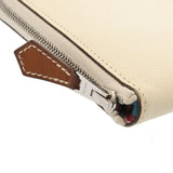 HERMES エルメス アザップロング シルクイン ルージュセリエ シルバー金具 Z刻印(2021年頃) レディース ヴォーエプソン 長財布 Bランク 中古 銀蔵