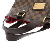 LOUIS VUITTON ルイヴィトン ダミエ ハムステッド PM ブラウン N51205 レディース ダミエキャンバス ハンドバッグ ABランク 中古 銀蔵