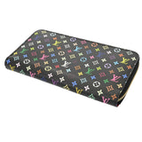 LOUIS VUITTON ルイヴィトン マルチカラー ジッピーウォレット ノワール/グルナード M60243 レディース モノグラムマルチカラー 長財布 Aランク 中古 銀蔵