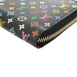 LOUIS VUITTON ルイヴィトン マルチカラー ジッピーウォレット ノワール/グルナード M60243 レディース モノグラムマルチカラー 長財布 Aランク 中古 銀蔵
