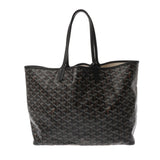 GOYARD ゴヤール サンルイ PM ブラック STLOUIPMLTY01CL01P ユニセックス ゴヤールディンキャンバス/シュヴロッシュカーフ トートバッグ Bランク 中古 銀蔵