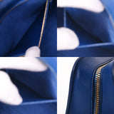 SAINT LAURENT サンローラン モノグラム カバス 2WAYバッグ ブルー 357395 レディース レザー ハンドバッグ Bランク 中古 銀蔵