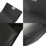 CHANEL シャネル ボーイシャネル チェーンショルダー 25cm ブラック A67086 レディース キャビアスキン ショルダーバッグ Aランク 中古 銀蔵