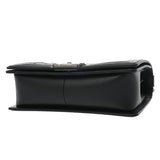 CHANEL シャネル ボーイシャネル チェーンショルダー 25cm ブラック A67086 レディース キャビアスキン ショルダーバッグ Aランク 中古 銀蔵