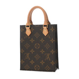 LOUIS VUITTON ルイヴィトン モノグラム プティット サックプラ 新型 ブラウン M81295 レディース モノグラムキャンバス ハンドバッグ Aランク 中古 銀蔵