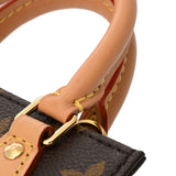 LOUIS VUITTON ルイヴィトン モノグラム プティット サックプラ 新型 ブラウン M81295 レディース モノグラムキャンバス ハンドバッグ Aランク 中古 銀蔵