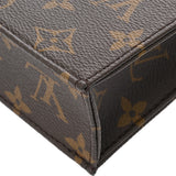 LOUIS VUITTON ルイヴィトン モノグラム プティット サックプラ 新型 ブラウン M81295 レディース モノグラムキャンバス ハンドバッグ Aランク 中古 銀蔵