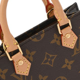 LOUIS VUITTON ルイヴィトン モノグラム プティット サックプラ 新型 ブラウン M81295 レディース モノグラムキャンバス ハンドバッグ Aランク 中古 銀蔵