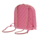 CHANEL シャネル マトラッセ バックパック ピンク レディース キャビアスキン リュック・デイパック ABランク 中古 銀蔵