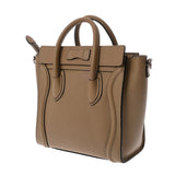 CELINE セリーヌ ラゲージ ナノ 2WAY デューン 189243DRU.03UN レディース ドラムドカーフ ハンドバッグ Aランク 中古 銀蔵