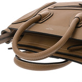 CELINE セリーヌ ラゲージ ナノ 2WAY デューン 189243DRU.03UN レディース ドラムドカーフ ハンドバッグ Aランク 中古 銀蔵
