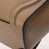 CELINE セリーヌ ラゲージ ナノ 2WAY デューン 189243DRU.03UN レディース ドラムドカーフ ハンドバッグ Aランク 中古 銀蔵
