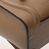 CELINE セリーヌ ラゲージ ナノ 2WAY デューン 189243DRU.03UN レディース ドラムドカーフ ハンドバッグ Aランク 中古 銀蔵