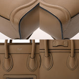 CELINE セリーヌ ラゲージ ナノ 2WAY デューン 189243DRU.03UN レディース ドラムドカーフ ハンドバッグ Aランク 中古 銀蔵