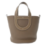 HERMES エルメス インザループ 18 エトゥープ B刻印(2023年頃) レディース トリヨンクレマンス ハンドバッグ Aランク 中古 銀蔵