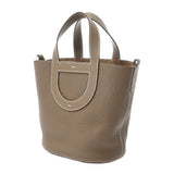 HERMES エルメス インザループ 18 エトゥープ B刻印(2023年頃) レディース トリヨンクレマンス ハンドバッグ Aランク 中古 銀蔵