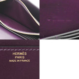 HERMES エルメス コンスタンス トゥーゴー レザン ゴールド金具 W刻印(2024年頃) レディース ボックスカーフ 長財布 Aランク 中古 銀蔵