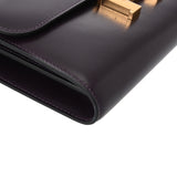 HERMES エルメス コンスタンス トゥーゴー レザン ゴールド金具 W刻印(2024年頃) レディース ボックスカーフ 長財布 Aランク 中古 銀蔵