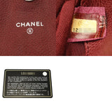 CHANEL シャネル ハーフムーン チェーンショルダー レッド レディース キャビアスキン ショルダーバッグ ABランク 中古 銀蔵