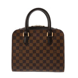 LOUIS VUITTON ルイヴィトン ダミエ トリアナ ブラウン N51155 レディース ダミエキャンバス ハンドバッグ Aランク 中古 銀蔵