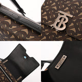 BURBERRY バーバリー ブラウン ユニセックス PVC/レザー ショルダーバッグ ABランク 中古 銀蔵