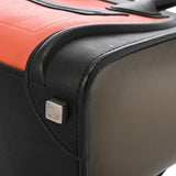 CELINE セリーヌ ラゲージ マイクロショッパー トリコロール 189793 レディース スムースカーフ ハンドバッグ ABランク 中古 銀蔵