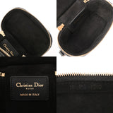 CHRISTIAN DIOR クリスチャンディオール マイクロ バニティ ブラック S09350NMJ レディース ラムスキン バニティバッグ Aランク 中古 銀蔵