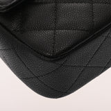 CHANEL シャネル マトラッセ チェーンクラッチ ブラック AP4425 レディース キャビアスキン ショルダーバッグ Aランク 中古 銀蔵