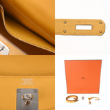 HERMES エルメス ケリー 32 外縫い 2WAY ジョーヌアンプル □O刻印(2011年頃) レディース ヴォーエプソン ハンドバッグ Aランク 中古 銀蔵