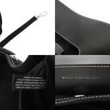HERMES エルメス ヴァルパライソ PM ブラック ユニセックス トワルシェブロン ヴォーグミ ハンドバッグ ABランク 中古 銀蔵