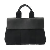 HERMES エルメス ヴァルパライソ PM ブラック ユニセックス トワルシェブロン ヴォーグミ ハンドバッグ ABランク 中古 銀蔵