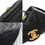 CHANEL シャネル マトラッセ ココマーク金具 ブラック A16178 レディース ラムスキン ショルダーバッグ Bランク 中古 銀蔵