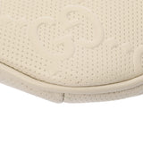 GUCCI グッチ GGエンボス ベルトバッグ ホワイト 658582 レディース レザー ボディバッグ ABランク 中古 銀蔵