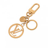 LOUIS VUITTON ルイヴィトン バッグチャーム LVサークル ゴールド M68000 ユニセックス GP金具 キーホルダー ABランク 中古 銀蔵