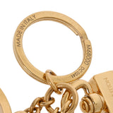 LOUIS VUITTON ルイヴィトン バッグチャーム LVサークル ゴールド M68000 ユニセックス GP金具 キーホルダー ABランク 中古 銀蔵
