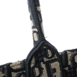 CHRISTIAN DIOR クリスチャンディオール ブックトート ミディアム ネイビー M1296ZRIW_M828 レディース キャンバス トートバッグ ABランク 中古 銀蔵