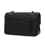 CHANEL シャネル マトラッセ チェーンショルダー 23cm Wフラップ ブラック A01113 レディース キャビアスキン ショルダーバッグ Aランク 中古 銀蔵