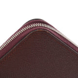 HERMES エルメス アザップロング シルクイン ルージュセリエ シルバー金具 A刻印(2017年頃) レディース ヴォーエプソン 長財布 ABランク 中古 銀蔵