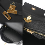 HERMES エルメス ケリー 28 内縫い 2WAY ブラック Z刻印(2021年頃) レディース トゴ ハンドバッグ Aランク 中古 銀蔵