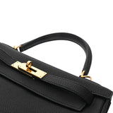 HERMES エルメス ケリー 28 内縫い 2WAY ブラック Z刻印(2021年頃) レディース トゴ ハンドバッグ Aランク 中古 銀蔵